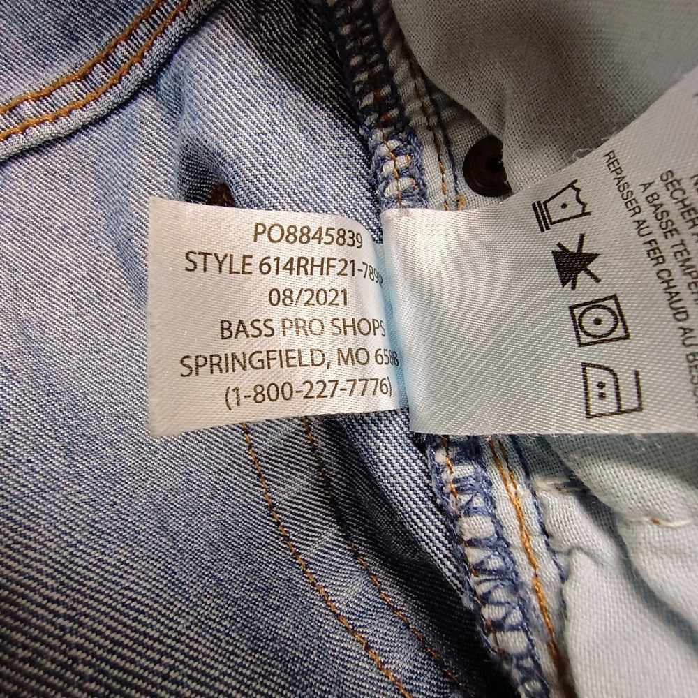 RedHead Jeans Men Fits 36x28.5 Blue Denim Stretch Mid Rise Straight Leg Workwear - Picture 9 of 10